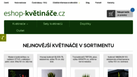 What Eshop-kvetinace.cz website looked like in 2018 (5 years ago)