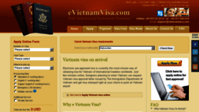 What Evietnamvisa.com website looked like in 2018 (6 years ago)
