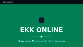 What Ekk-online.ump.ac.id website looked like in 2018 (5 years ago)