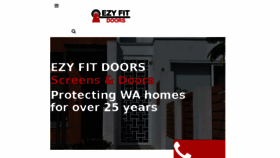 What Ezyfitdoors.com.au website looked like in 2018 (7 years ago)