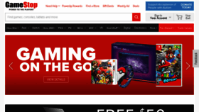 What Ebgames.com website looked like in 2018 (5 years ago)