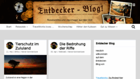 What Entdecker.travelworks.de website looked like in 2018 (6 years ago)