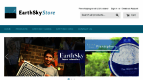 What Earthskystore.org website looked like in 2018 (5 years ago)