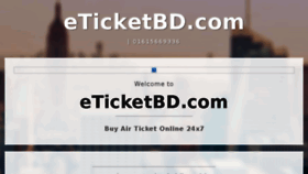 What Eticketbd.com website looked like in 2018 (5 years ago)