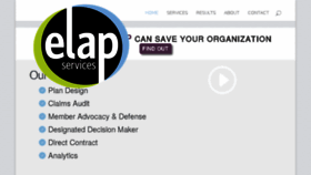 What Elapservices.com website looked like in 2018 (5 years ago)
