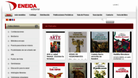 What Editorialeneida.com website looked like in 2018 (5 years ago)