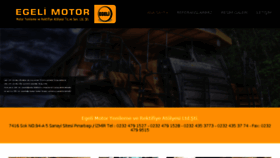 What Egelimotor.com website looked like in 2018 (5 years ago)