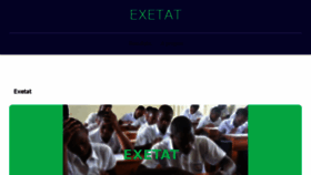 What Exetat.info website looked like in 2018 (5 years ago)