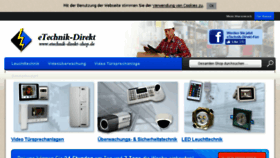 What Etechnik-direkt-shop.de website looked like in 2018 (5 years ago)