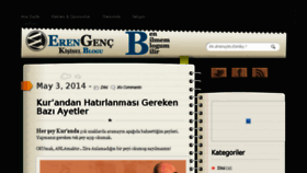 What Erengenc.com website looked like in 2018 (5 years ago)