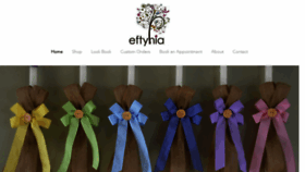 What Eftyhia.ca website looked like in 2018 (5 years ago)