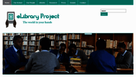 What Elibraryproject.org website looked like in 2018 (5 years ago)