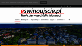What Eswinoujscie.pl website looked like in 2018 (5 years ago)