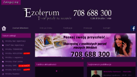 What Ezoterum.pl website looked like in 2018 (5 years ago)