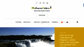 What Elboqueronviajero.com website looked like in 2018 (5 years ago)