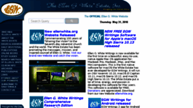 What Ellenwhiteestate.org website looked like in 2018 (7 years ago)