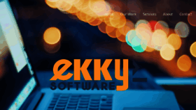 What Ekkysoftware.com website looked like in 2018 (5 years ago)