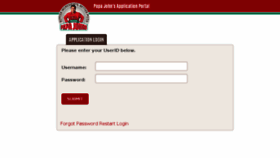 What Extranet.papajohns.com website looked like in 2018 (5 years ago)