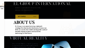 What Elgroupinternational.com website looked like in 2018 (5 years ago)