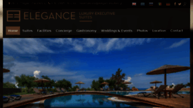What Elegancesuites.gr website looked like in 2018 (5 years ago)