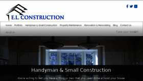 What Elconstruction.com website looked like in 2018 (6 years ago)
