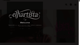 What Elhartista.com website looked like in 2018 (5 years ago)