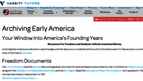 What Earlyamerica.com website looked like in 2018 (5 years ago)