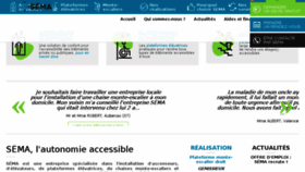 What Elevateur-sema.fr website looked like in 2018 (5 years ago)