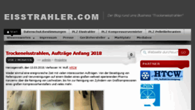 What Eisstrahler.com website looked like in 2018 (5 years ago)