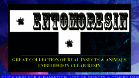 What Entomoresin.com website looked like in 2018 (5 years ago)