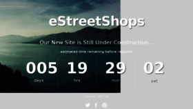 What Estreetshops.com website looked like in 2018 (6 years ago)
