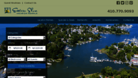 What Easternshorevacations.com website looked like in 2018 (6 years ago)