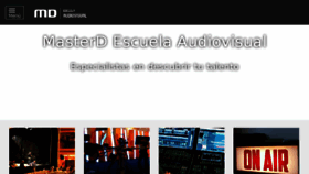 What Estudioaudiovisualmasterd.es website looked like in 2018 (5 years ago)