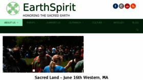 What Earthspirit.org website looked like in 2018 (5 years ago)