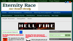 What Eternityrace.com website looked like in 2018 (5 years ago)