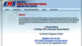 What Ehsmfr.ca website looked like in 2018 (5 years ago)