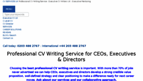 What Executivecv.net website looked like in 2018 (5 years ago)