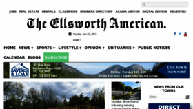 What Ellsworthmaine.com website looked like in 2018 (5 years ago)