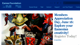 What Eamesfoundation.org website looked like in 2018 (5 years ago)