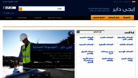What Egydir.com website looked like in 2018 (7 years ago)