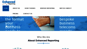 What Enhancedreporting.net website looked like in 2018 (5 years ago)