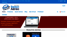 What Eaereo.com.br website looked like in 2018 (5 years ago)