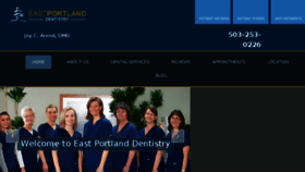 What Eastportlanddentistry.com website looked like in 2018 (5 years ago)