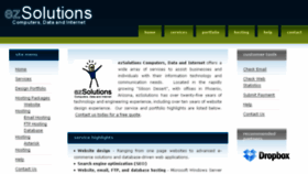What Ezsolutions.net website looked like in 2018 (5 years ago)