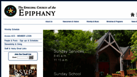 What Epiphany.org website looked like in 2018 (5 years ago)