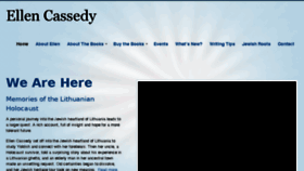 What Ellencassedy.com website looked like in 2018 (5 years ago)