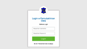 What Epemutakhirandata.surabaya.go.id website looked like in 2018 (5 years ago)