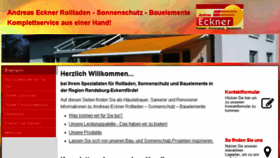 What Eckner-rollladen.de website looked like in 2018 (6 years ago)