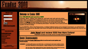What Exodus3000.com website looked like in 2018 (5 years ago)