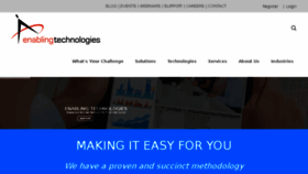 What Enablingtechcorp.com website looked like in 2018 (5 years ago)